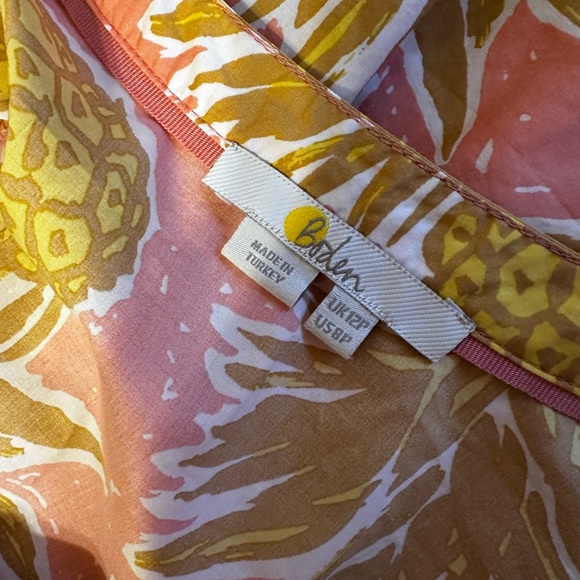 Boden Ava Tiered Maxi Dress Pineapple - Picture 10 of 10